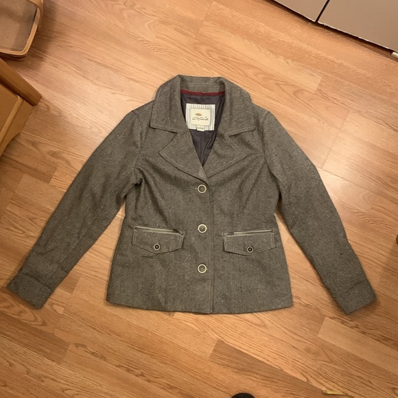 Vintage Grey Tweed Sparkly Light Coat/Jacket - Picture 4 of 16